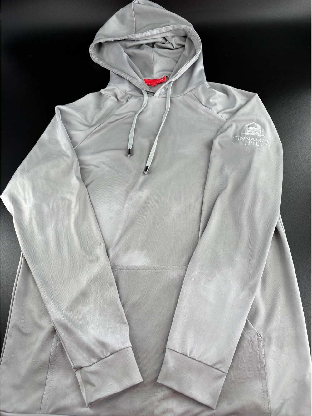 Redvanly Cinnamon Hill Golf Hoodie Small Gray Performance Pullover - Picture 4 of 7